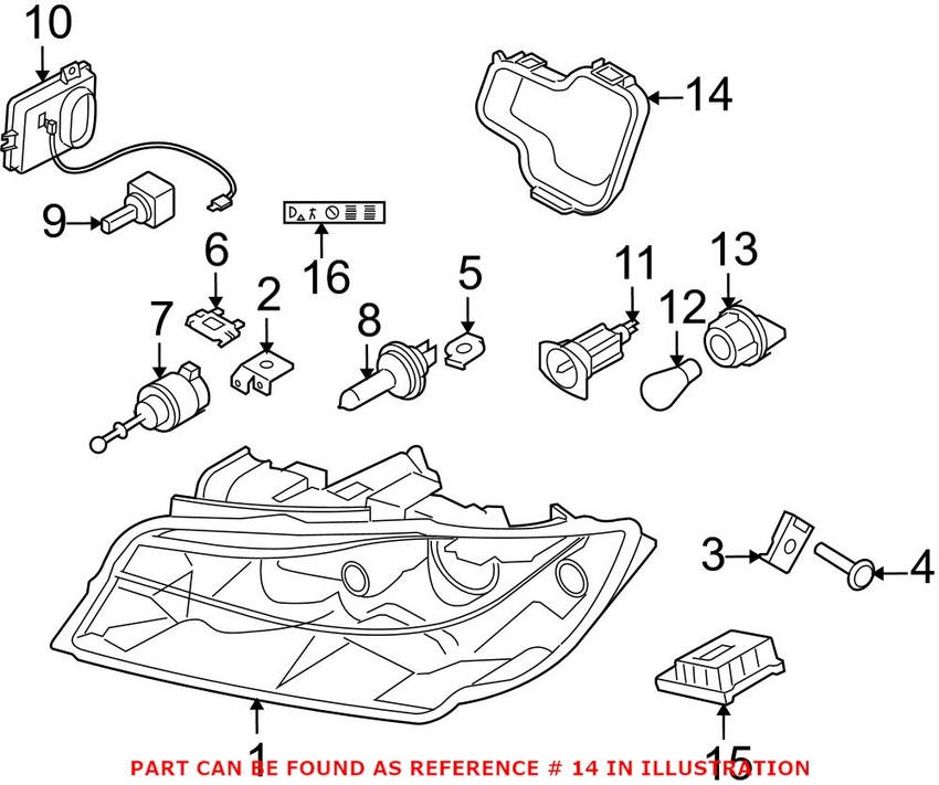 BMW Headlight Cover