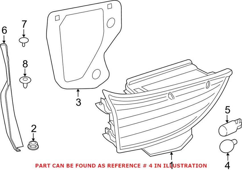 BMW Light Bulb (Daytime Running Light) (12v - 24w) 63117359245