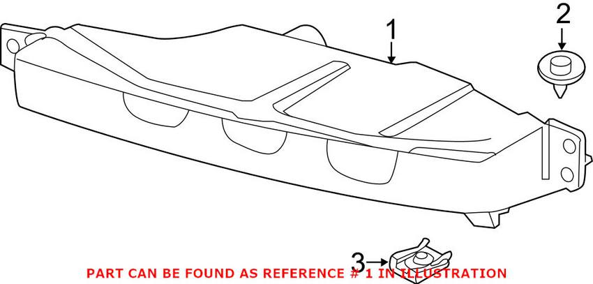 BMW Foglight Assembly - Passenger Side (LED) 63177234928