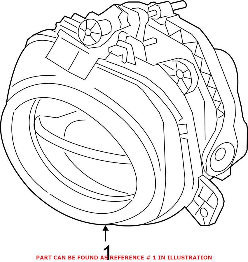 BMW Fog Light - Front Driver Left