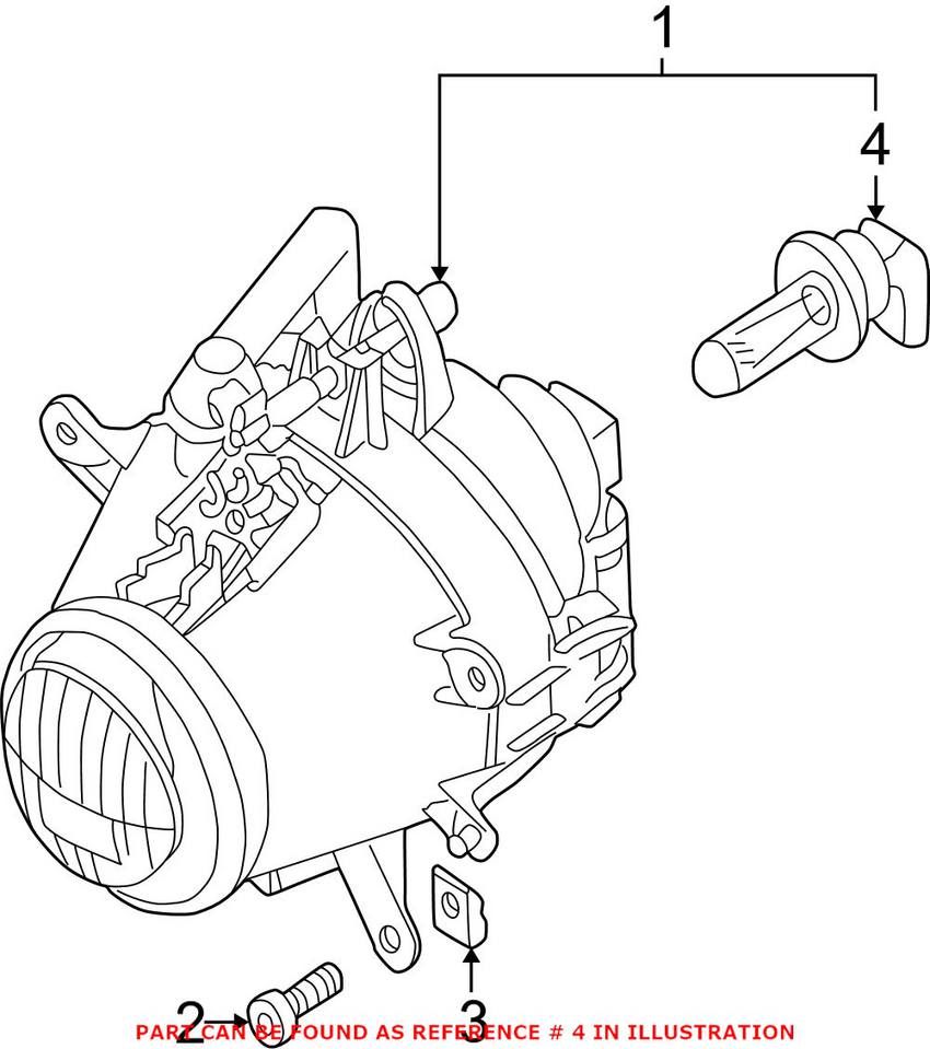 BMW Fog Light - Front 63217160784