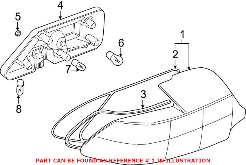 Tail Light Assembly - Driver Side