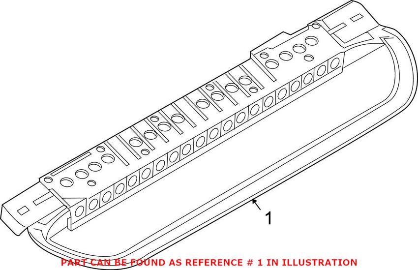 BMW Center High Mount Stop Light - Rear 63257145659