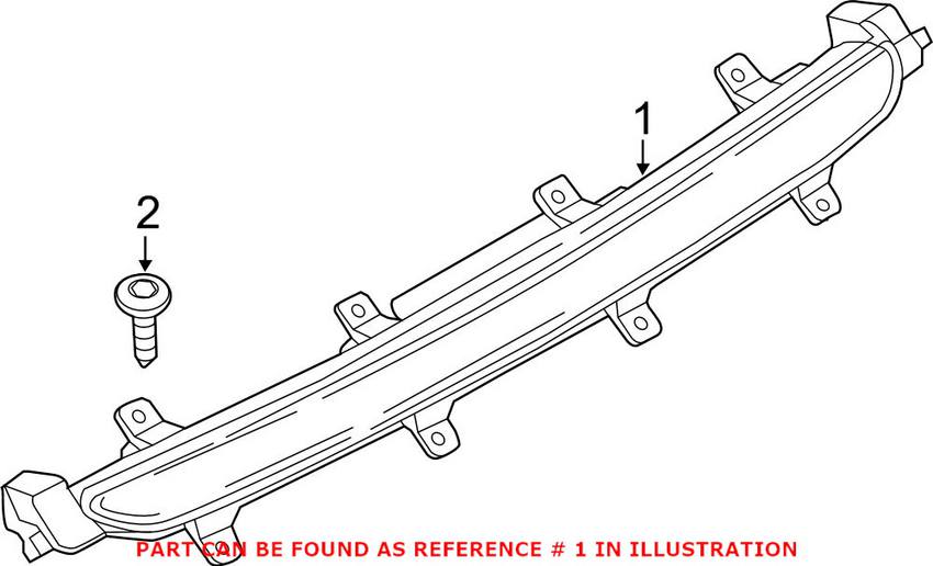 BMW Center High Mount Stop Light - Rear 63257210574