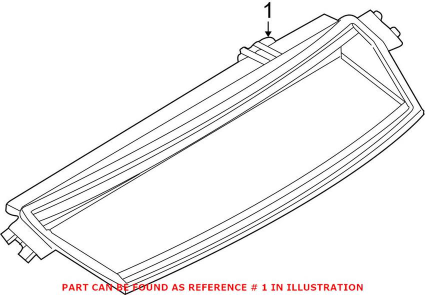 BMW Third Brake Light Assembly 63257219086