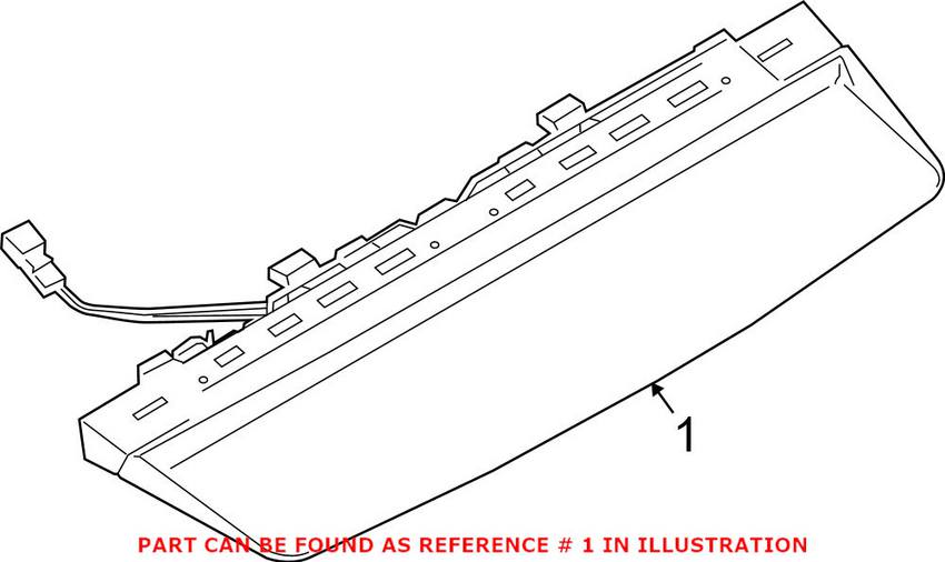 BMW Center High Mount Stop Light - Rear 63257230799