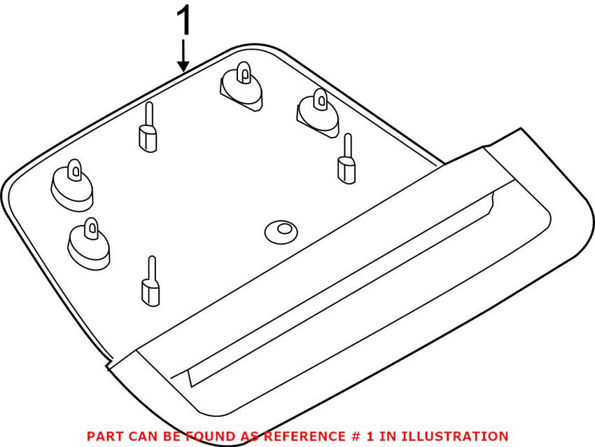 BMW Center High Mount Stop Light - Rear 63257259855