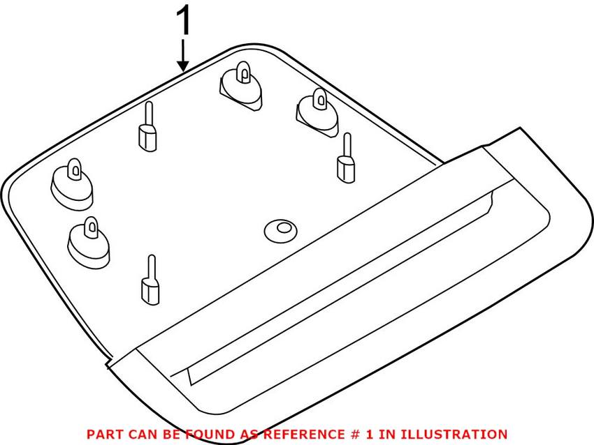 BMW Center High Mount Stop Light - Rear 63257259856