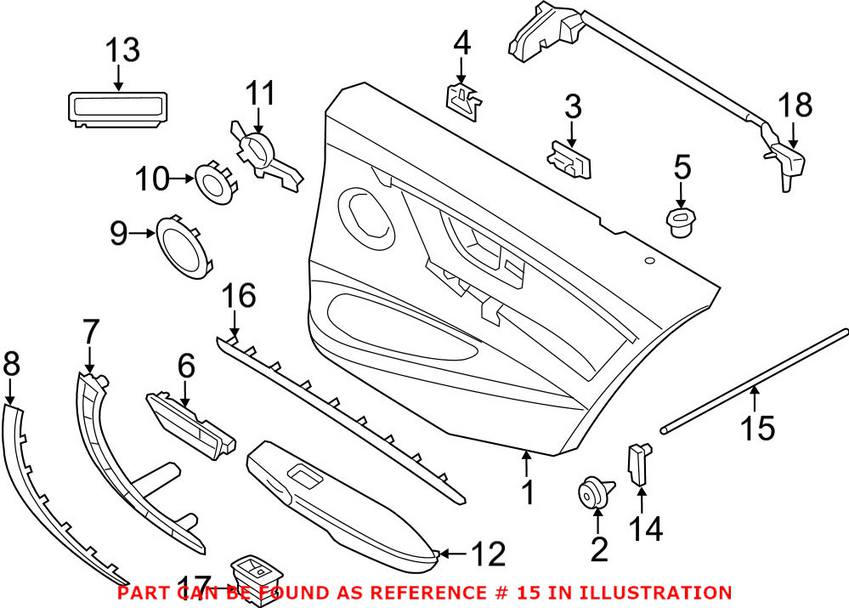 BMW Courtesy Light - Rear Passenger Right 63319273646