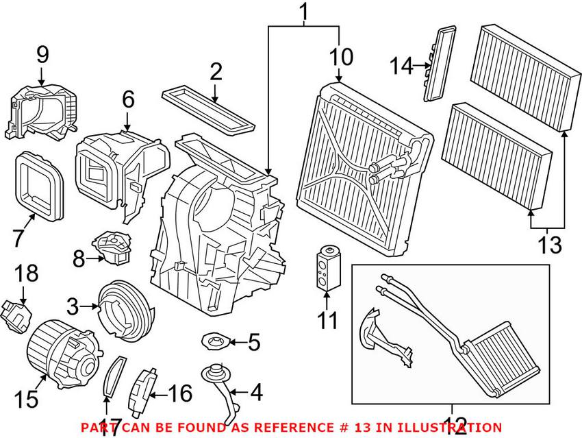 BMW Cabin Air Filter (Activated Charcoal) 64116823725