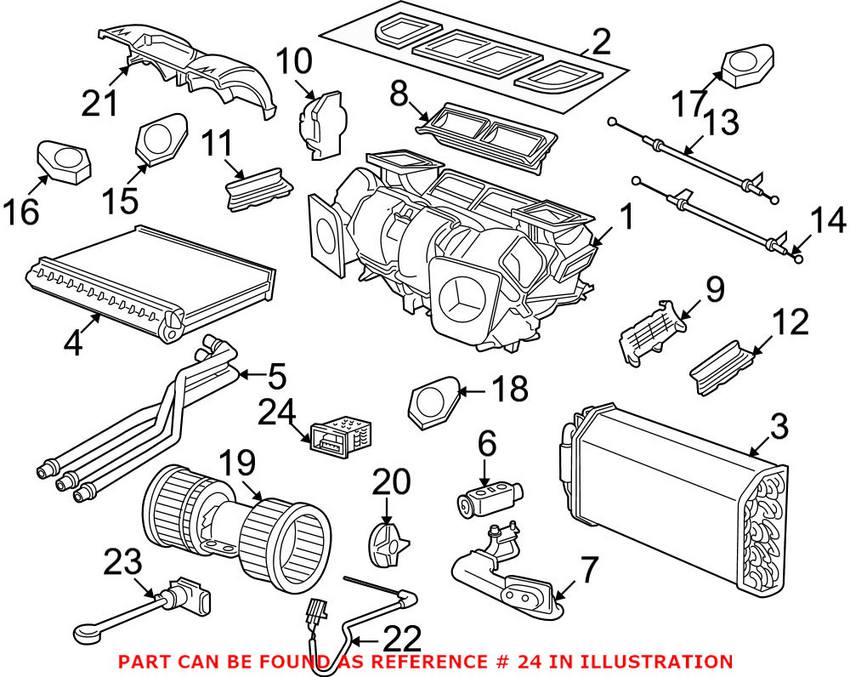 BMW Blower Motor Regulator 64116923204