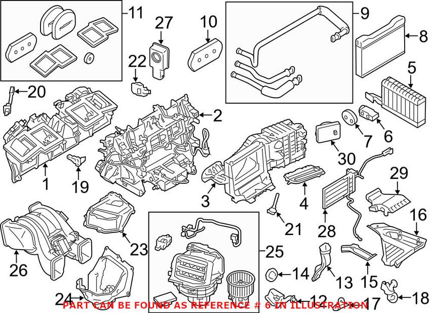 BMW A/C Expansion Valve - Front 64119159803