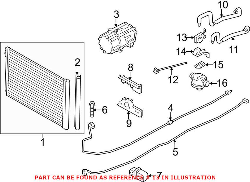 BMW Expansion Valve 64119170992