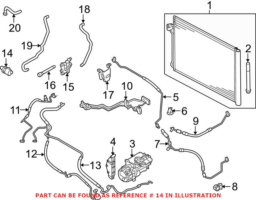 BMW Engine Auxiliary Water Pump 64119230233