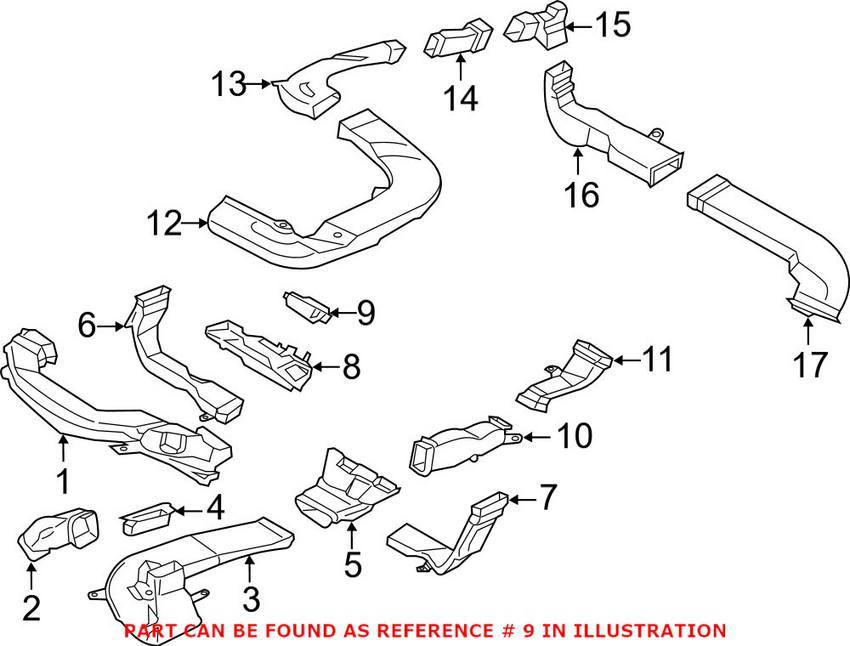 BMW HVAC Air Inlet Door Actuator 64119384023