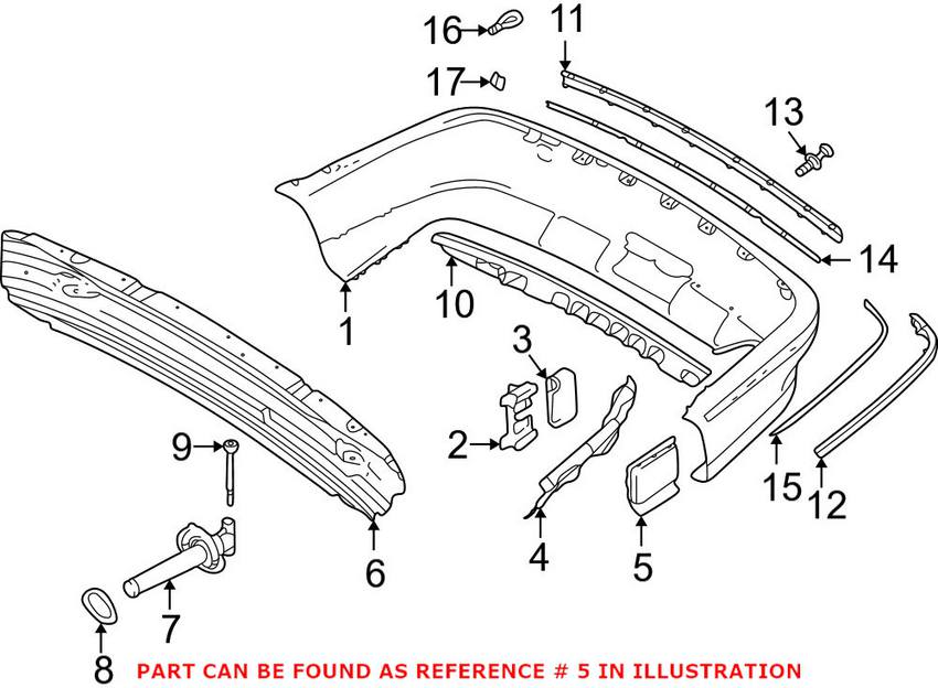 BMW Breather Cover - Rear 64226962293