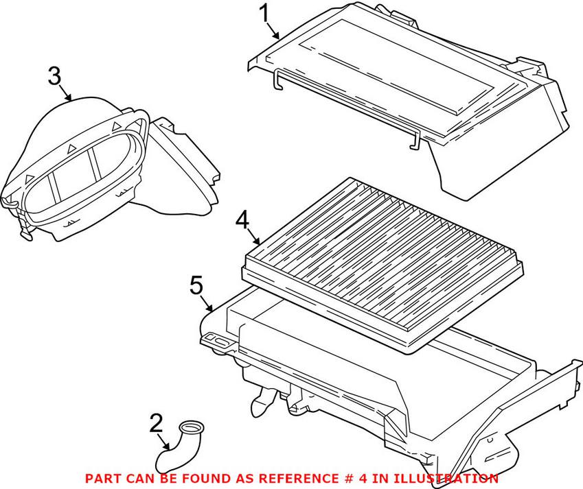 BMW Cabin Air Filter Set (Activated Charcoal) 64312207985