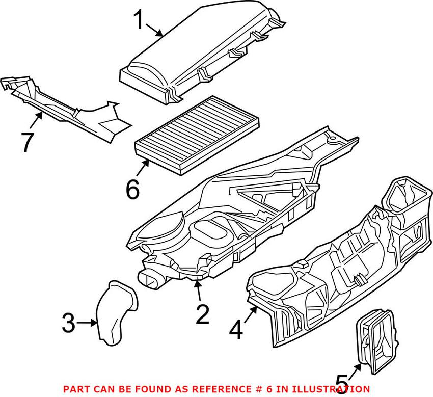 BMW Cabin Air Filter (Activated Charcoal) 64319171858