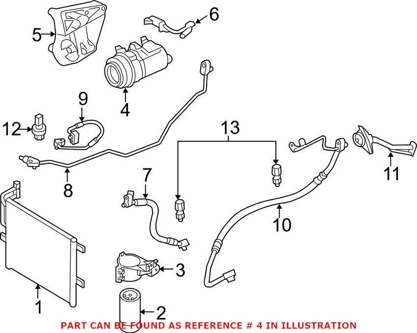 BMW A/C Compressor (New) 64526916232