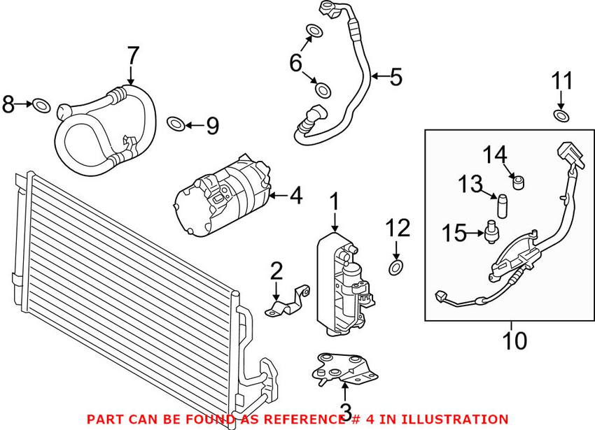 BMW A/C Compressor 64529299328 - Genuine BMW