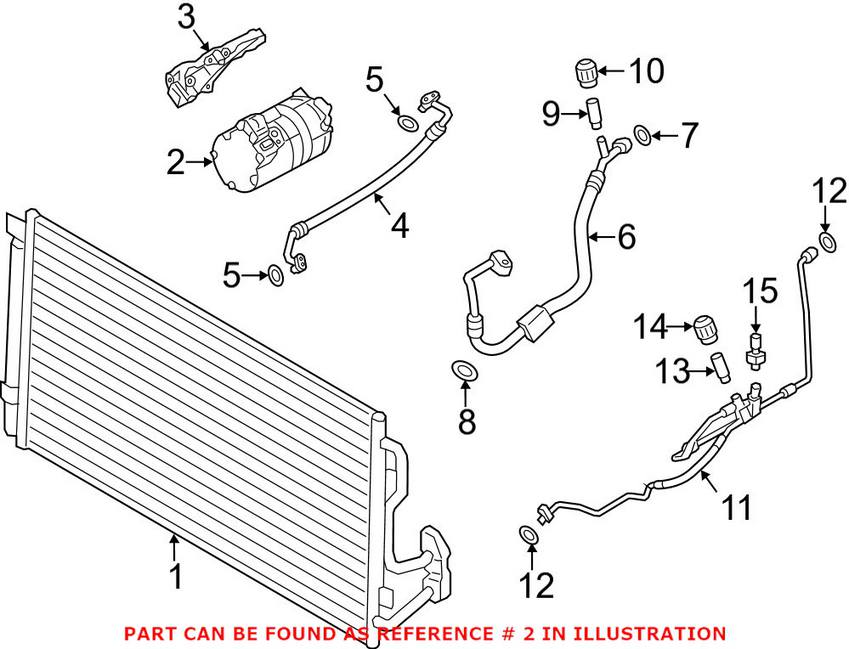 BMW A/C Compressor 64529330825