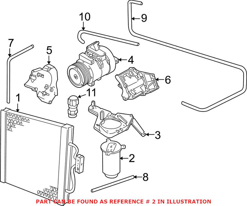 BMW A/C Receiver Drier 64538377330