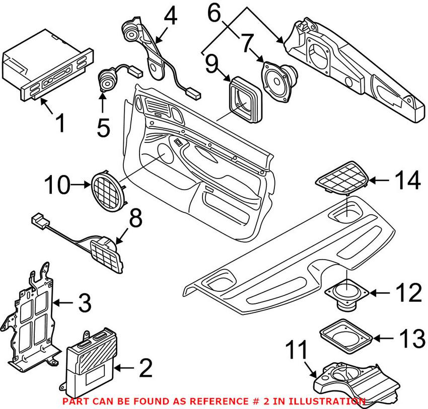 BMW Amplifier (DSP) (Uncoded) 65126940977