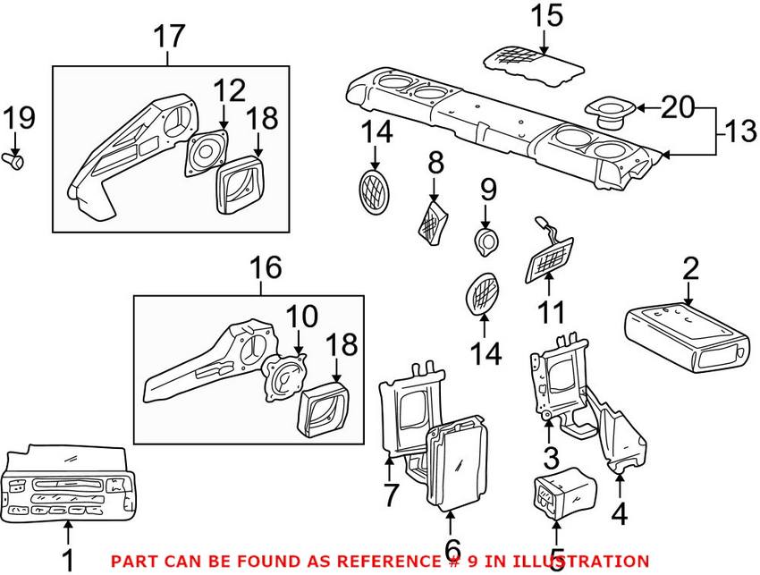 BMW Speaker - Front (Mid-Range) (HiFi) 65138374982