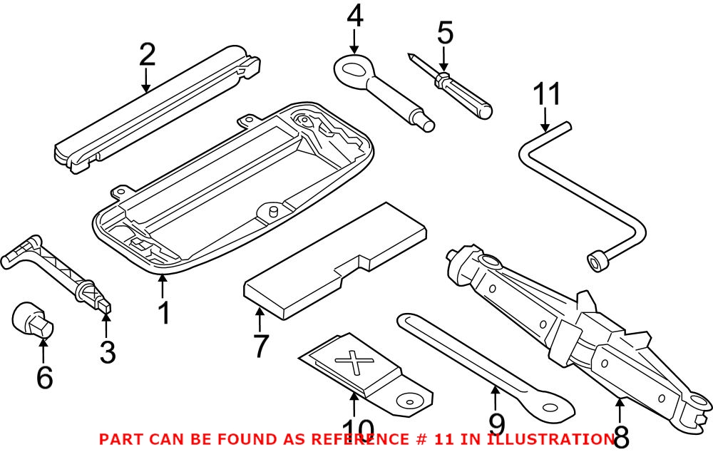 BMW Wheel Lug Wrench 71121179953