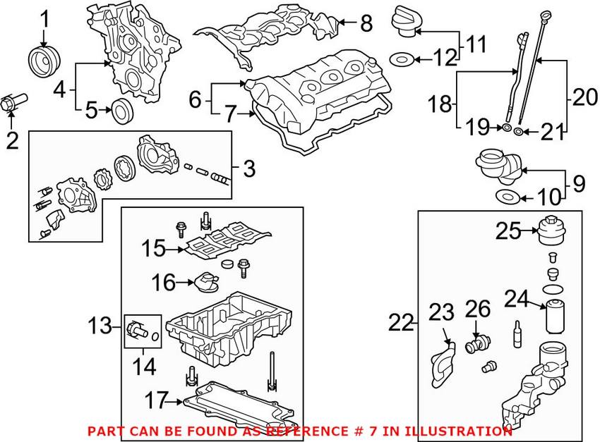 Genuine Cadillac Engine Valve Cover Gasket Driver Side 12664357