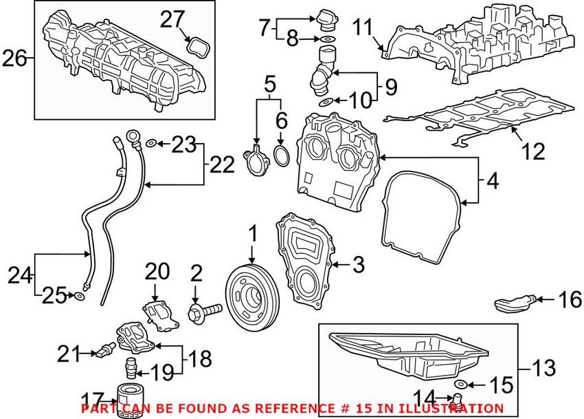 Genuine Chevrolet Engine Oil Drain Plug Gasket 12667457 Genuine