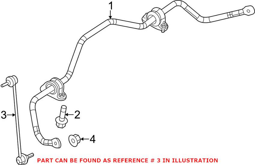 Suspension Stabilizer Bar Link - Front