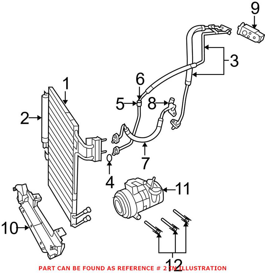 A/C Receiver Drier Genuine Jeep 68003495AA