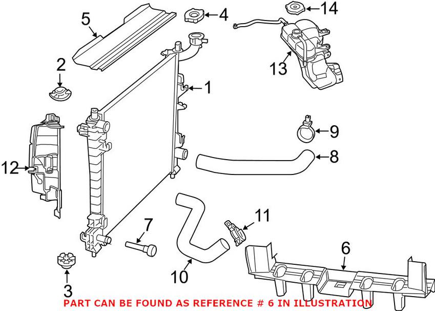 Radiator & Related Parts - 2008 Jeep Grand Cherokee