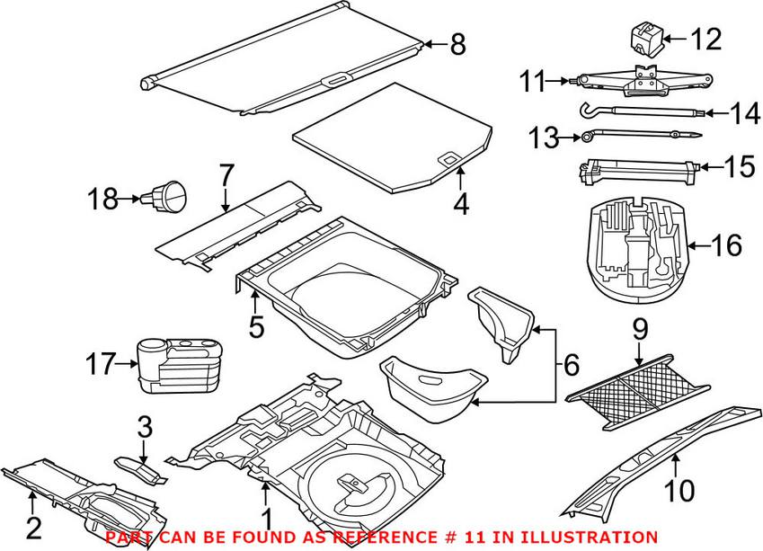 Jack Genuine Jeep 68332817AA