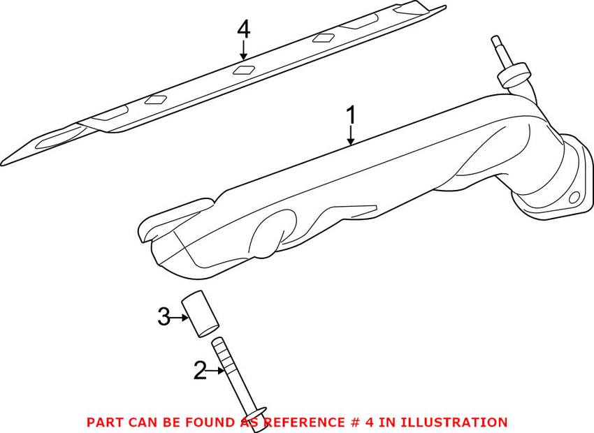 Land Rover Exhaust Manifold Gasket 4603138