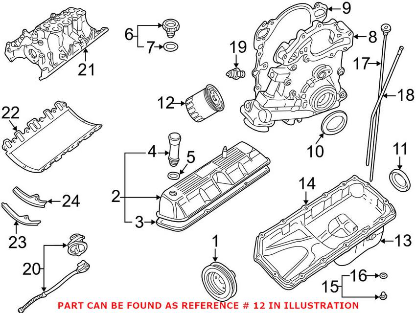 Land Rover Engine Oil Filter ERR3340