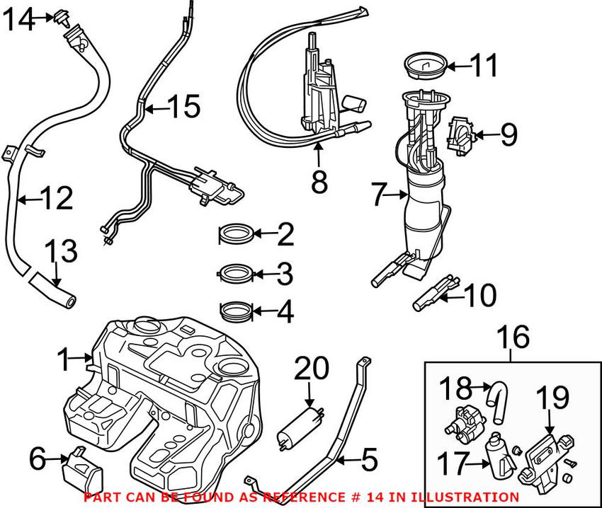 Land Rover Fuel Cap LR011468