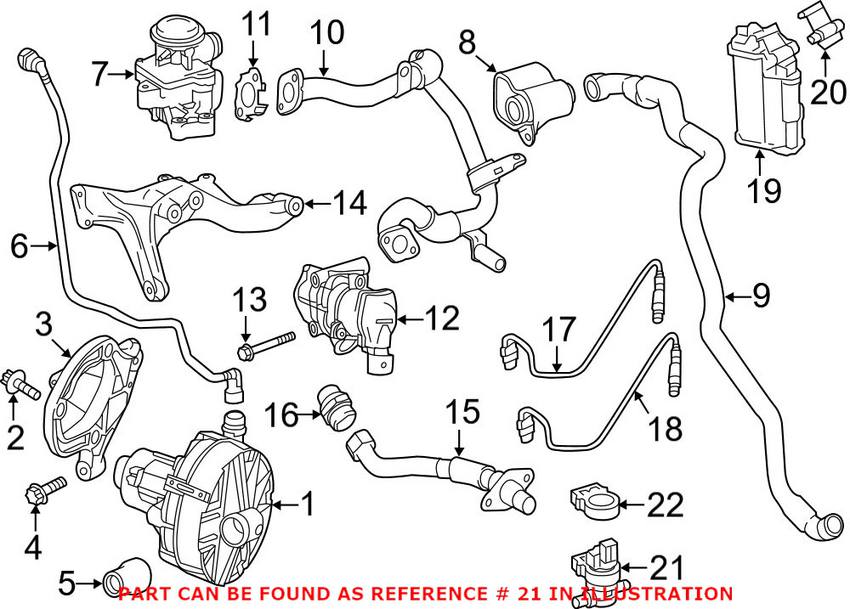 Mercedes Vapor Canister Purge Solenoid 0004708993