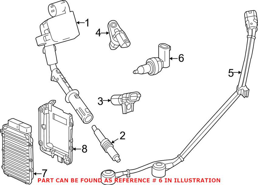 Mercedes Engine Coolant Temperature Sensor 0009056102