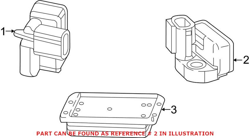 Mercedes Suspension Ride Height Sensor - Front 0009057802