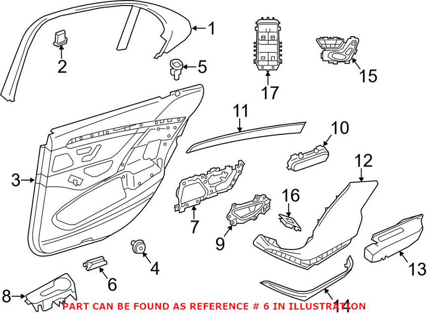 Mercedes Courtesy Light 00090613358R73