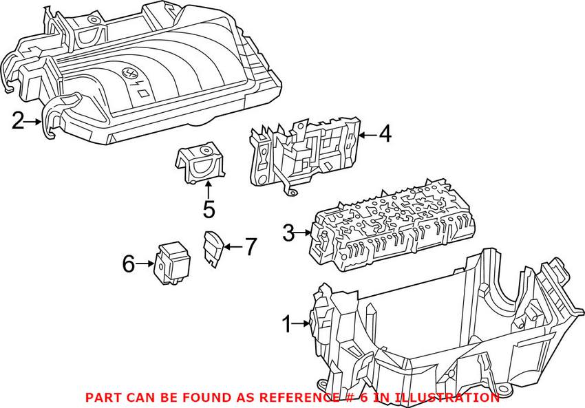 Mercedes Windshield Wiper Motor Relay 0009828323