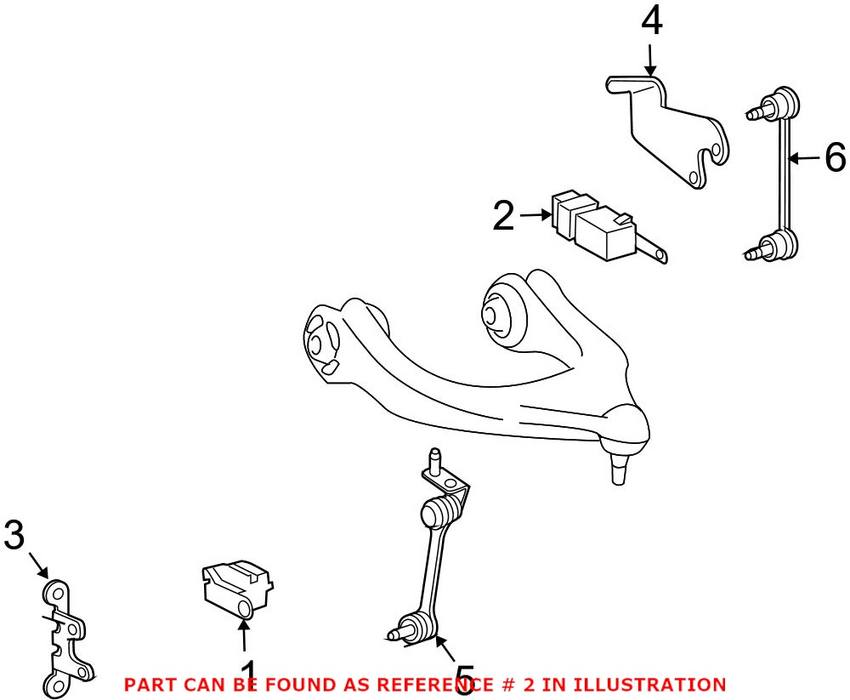 Mercedes Headlight Level Sensor 0025428818