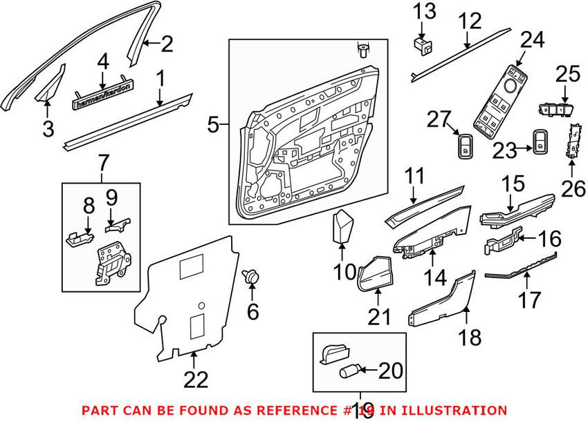 Mercedes Courtesy Light 0028201901