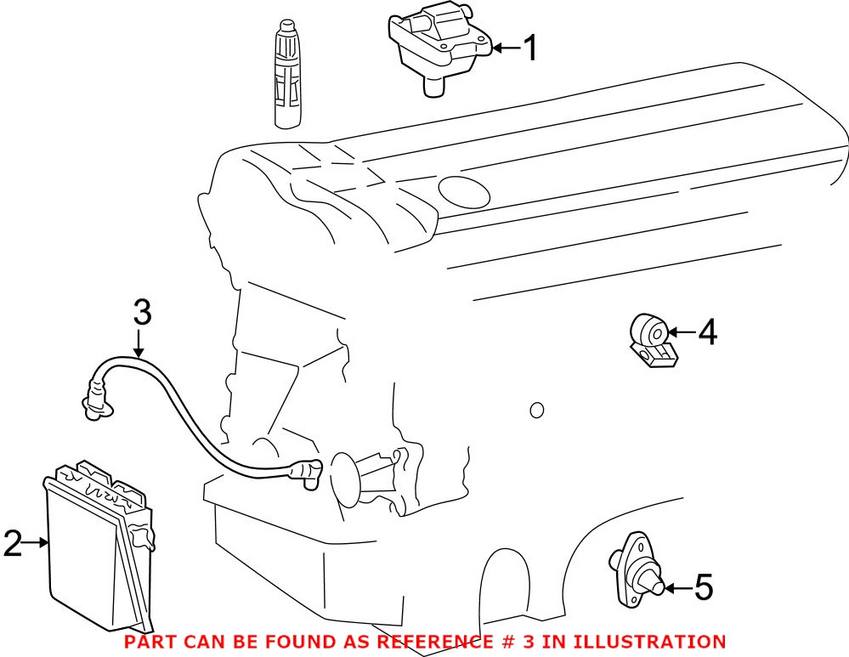 Mercedes Crankshaft Position Sensor 003153742864