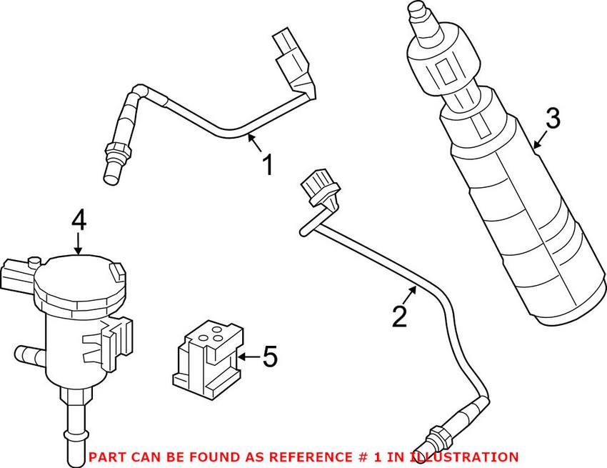 Mercedes Oxygen Sensor - Front 0035426918