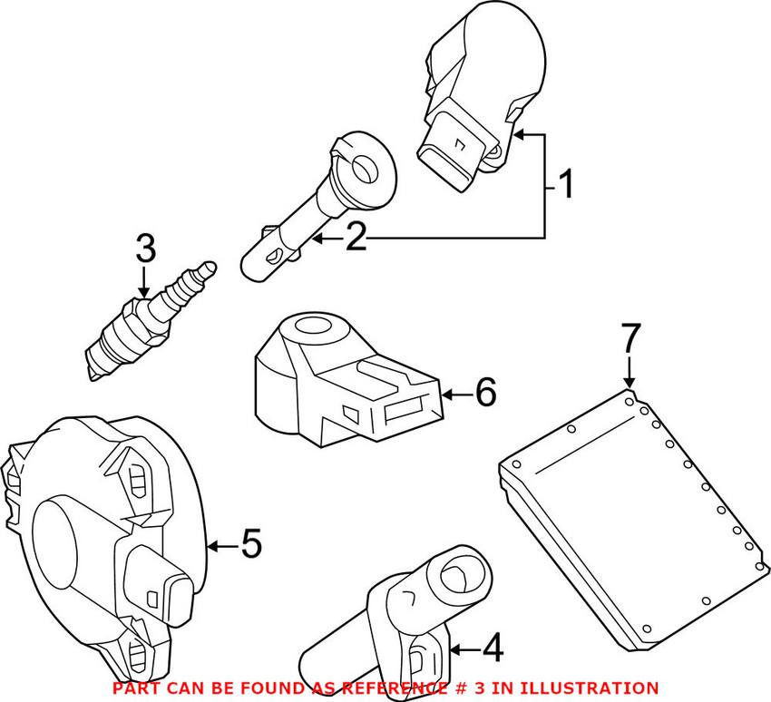 Mercedes Spark Plug 004159180326