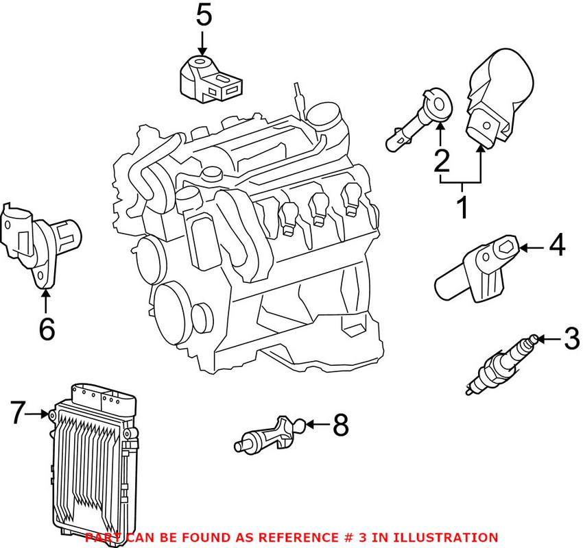 Mercedes Spark Plug 0041593903