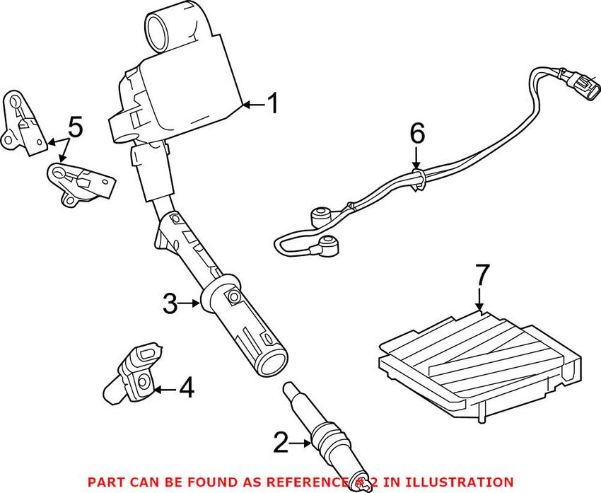 Mercedes Spark Plug (ZR 6 SII 3320) 0041598103